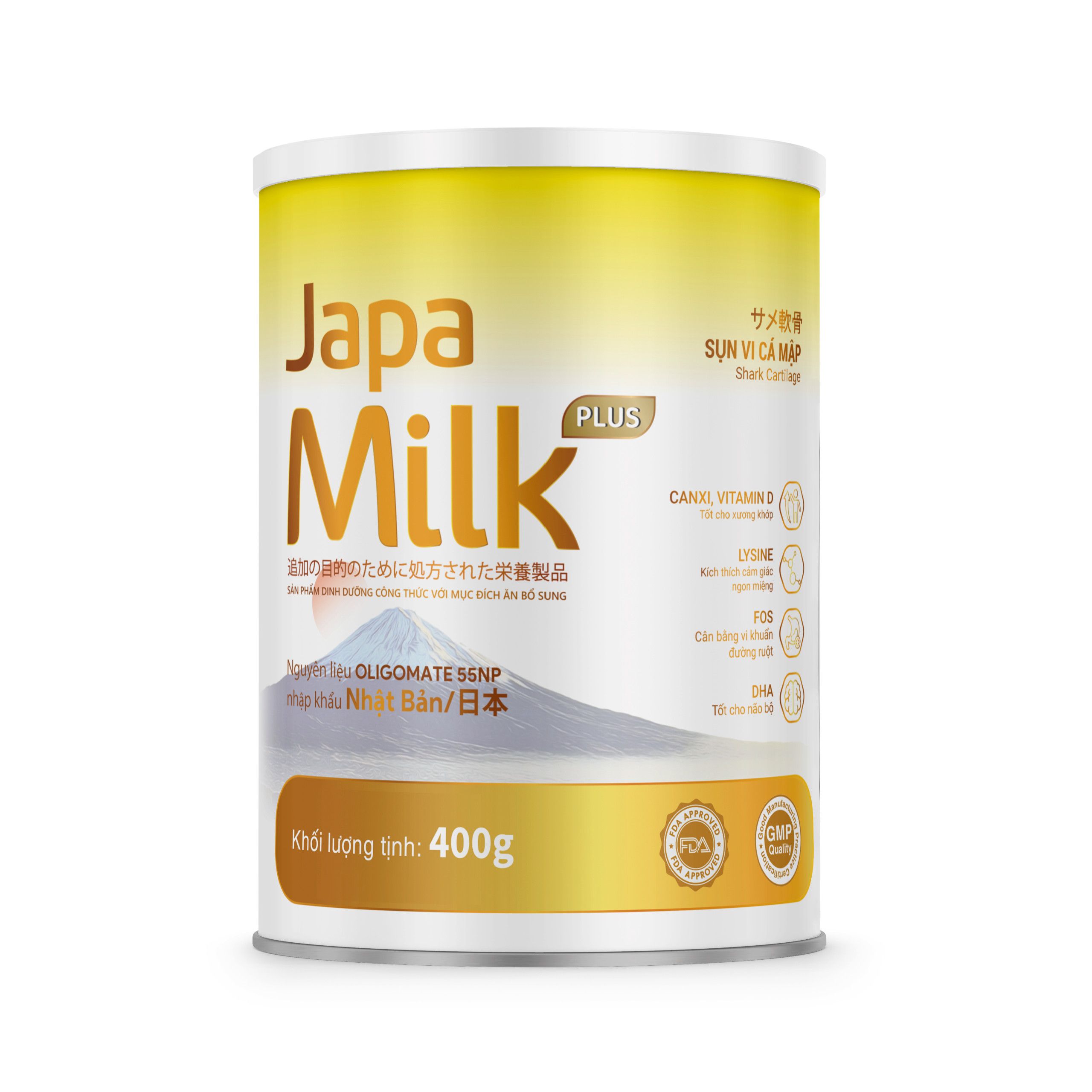 Sữa non JAPA MILK PLUS Japa Kids Hộp 400g - Giúp con ngon miệng, tăng cân đều 